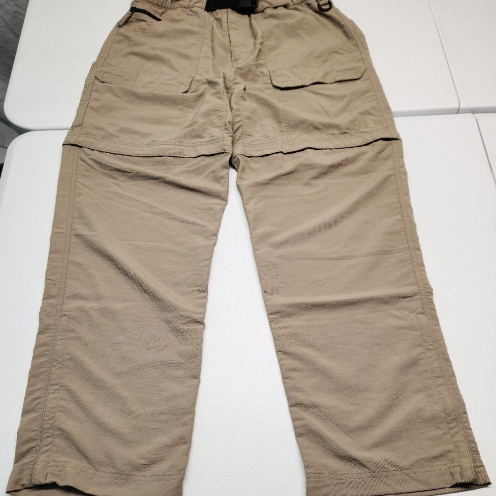 Men's The North Face Khaki Convertible Hiking Pants size L